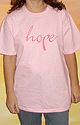 Hope Ribbon Pink T-shirt